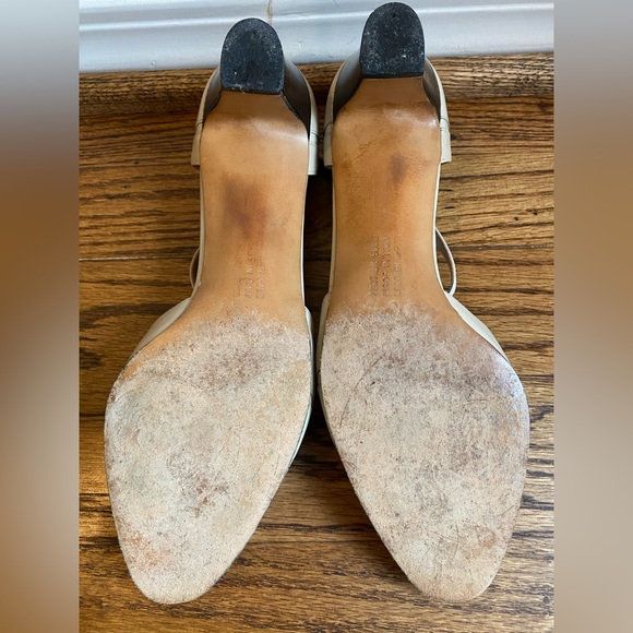 Vintage Ferragamo T-Strap Heels 7B - Picture 5 of 8